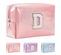Anntry Bolsa de Cosméticos de Gran Capacidad, Bolsa de Maquillaje de PU de Primera Calidad,Bolsa de Lavado Multifuncional y Portátil,Regalo Ideal para Adolescentes, niñas, Mujeres, Amigas y mamás