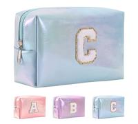 Anntry Bolsa de Cosméticos de Gran Capacidad, Bolsa de Maquillaje de PU de Primera Calidad,Bolsa de Lavado Multifuncional y Portátil,Regalo Ideal para Adolescentes, niñas, Mujeres, Amigas y mamás