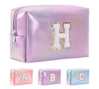 Anntry Bolsa de Cosméticos de Gran Capacidad, Bolsa de Maquillaje de PU de Primera Calidad,Bolsa de Lavado Multifuncional y Portátil,Regalo Ideal para Adolescentes, niñas, Mujeres, Amigas y mamás