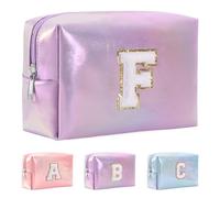 Anntry Bolsa de Cosméticos de Gran Capacidad, Bolsa de Maquillaje de PU de Primera Calidad,Bolsa de Lavado Multifuncional y Portátil,Regalo Ideal para Adolescentes, niñas, Mujeres, Amigas y mamás