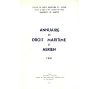 Annuaire de droit maritime et aérien: 1974, n° 1 1974