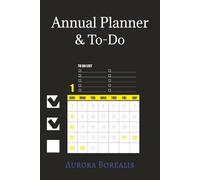 Annual Planner & To-Do: Easy To Use To-Do's, Notes, Calendar, & More | 6x9 inches, 365 pages | Lots of space to organize | Great for gifts, Vacations, Relaxation