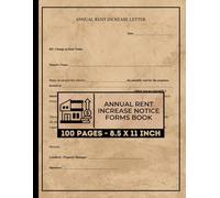 Annual Rent Increase Notice Forms Book: Annual Rental Increase Notice Letter | Tenancy Fee Increase Notification Forms