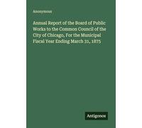 Annual Report of the Board of Public Works to the Common Council of the City of Chicago, For the Municipal Fiscal Year Ending March 31, 1875