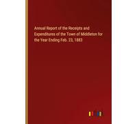 Annual Report of the Receipts and Expenditures of the Town of Middleton for the Year Ending Feb. 23, 1883