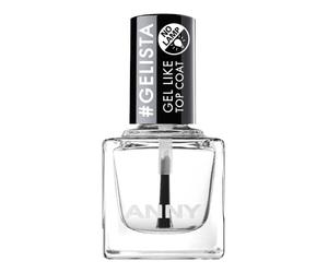 ANNY Gelista Gel Like Top Coat - Top Coat con aspecto de gel moderno - sin luz UV - 15 ml