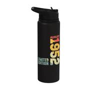 Año 1952 Agosto 1952 Retro 1952 Vintage 1952 Desde 1952 Stainless Steel Insulated Water Bottle