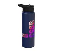 Año 1953 Mes De Julio 1953 Retro 1953 Vintage 1953 Stainless Steel Insulated Water Bottle