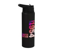 Año 1954 Mes De Septiembre 1954 Retro 1954 Vintage 1954 Stainless Steel Insulated Water Bottle