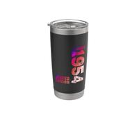 Año 1954 Mes De Septiembre 1954 Retro 1954 Vintage 1954 Vaso térmico de acero inoxidable de doble pared
