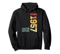 Año 1957 Octubre 1957 Retro 1957 Vintage 1957 Desde 1957 Sudadera con Capucha