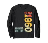 Año 1960 Octubre 1960 Retro 1960 Vintage 1960 Desde 1960 Manga Larga