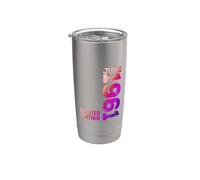 Año 1961 Mes De Junio 1961 Retro 1961 Vintage 1961 Vaso térmico de acero inoxidable de doble pared