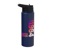 Año 1964 Mes De Septiembre 1964 Retro 1964 Vintage 1964 Stainless Steel Insulated Water Bottle