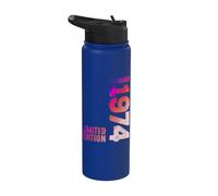 Año 1974 Mes De Septiembre 1974 Retro 1974 Vintage 1974 Stainless Steel Insulated Water Bottle