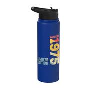 Año 1975 Agosto 1975 Retro 1975 Vintage 1975 Desde 1975 Stainless Steel Insulated Water Bottle