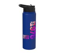 Año 1976 Mes De Junio 1976 Retro 1976 Vintage 1976 Stainless Steel Insulated Water Bottle