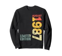 Año 1987 Agosto 1987 Retro 1987 Vintage 1987 Desde 1987 Sudadera