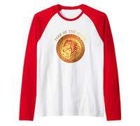 Año Chino del Caballo 2026 Jinete Amor por los Caballos Camiseta Manga Raglan