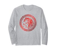 Año Chino del Caballo 2026 Jinete Amor por los Caballos Manga Larga