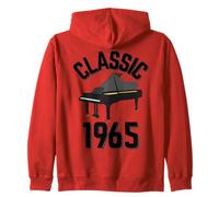 Año Clásico 1965 con Piano de Cola. Sudadera con Capucha
