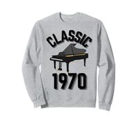 Año Clásico 1970 con Piano de Cola. Sudadera