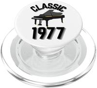 Año Clásico 1977 con Piano de Cola. PopSockets PopGrip para MagSafe