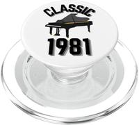 Año Clásico 1981 con Piano de Cola. PopSockets PopGrip para MagSafe