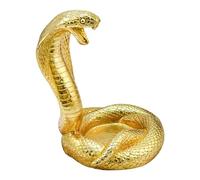 Año de la figura de la serpiente 2025, Figura de serpiente | Decoración de oficina de escultura de figura de oro - Adorno animal Feng Shui decoración de mesa moderna para las vacaciones de Año Nuevo