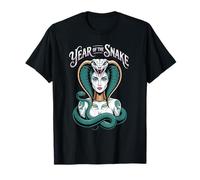 Año de la Serpiente Serpiente Reina Colmillos Sabiduría Belleza Poder Mi Camiseta