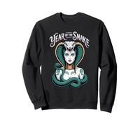 Año de la Serpiente Serpiente Reina Colmillos Sabiduría Belleza Poder Mi Sudadera