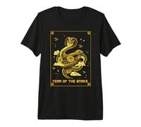 Año De Serpiente Zodiaco Chino Año Nuevo Horóscopo Camiseta Premium
