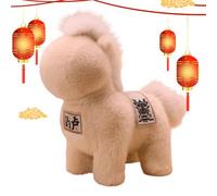 Año Del Caballo 2026 Peluche Animal | Peluche De Juguete Consolador | Festival de Primavera Juguetes de peluche,Para Niños Adultos Coleccionistas Estudio Dormitorio Habitación Infantil Sofá De Coche