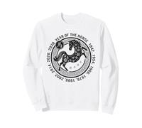 Año del Caballo 2026 Zodiaco Chino Año Nuevo Lunar Fuego Sudadera