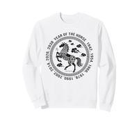 Año del Caballo 2026 Zodiaco Chino Año Nuevo Lunar Fuego Sudadera