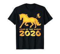 Año del Caballo Año Nuevo Chino 2026 Camiseta