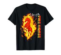 Año del Caballo De Fuego Feliz Año Nuevo Lunar Chino 2026 Camiseta