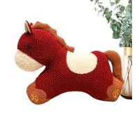 Año Del Caballo De Peluche | Decoración De Juguete De Buen Despicio | Lindo Animal De Peluchee En Forma De Caballo | Muñeca Mascota Rellena, Juguetes De Peluche | Para Niños Y Adultos,