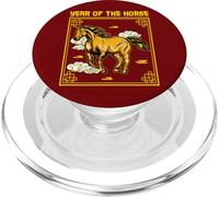Año del Caballo Zodíaco Chino Horóscopo Año Nuevo Chino PopSockets PopGrip para MagSafe
