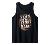 Año del Carnero De Fuego Nuevo Signo del Zodíaco De La Astrología China Camiseta sin Mangas