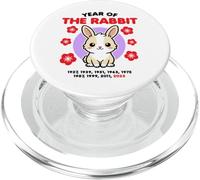Año del Conejo 2024 Zodiaco Chino Año Nuevo Kawaii PopSockets PopGrip para MagSafe