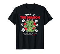 Año del Dragón 2024 Zodiaco Chino Año Nuevo Kawaii Camiseta