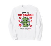Año del Dragón 2024 Zodiaco Chino Año Nuevo Kawaii Sudadera
