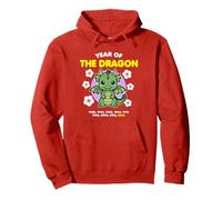 Año del Dragón 2024 Zodiaco Chino Año Nuevo Kawaii Sudadera con Capucha