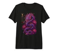 Año del Dragón Horóscopo Chino Astrología Nacimiento Zodíaco Camiseta Premium