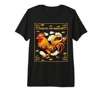 Año del Gallo del Zodíaco Chino Año Nuevo Chino Horóscopo Camiseta Premium