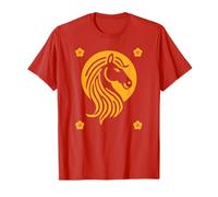Año del Zodiaco Chino del Caballo de Fuego Año Nuevo Lunar Camiseta