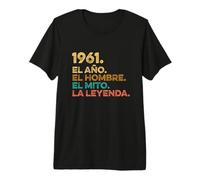 Año Hombre Mito Leyenda - Cumpleaños Regalo Vintage 1961 Camiseta Premium
