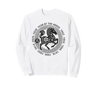 Año Nuevo Chino 2026 Año del Signo del Zodiaco del Caballo de Fuego Sudadera