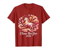 Año Nuevo Chino 2026 Horóscopo Caballo Año Nuevo Lunar Camiseta